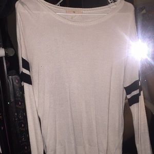 cream whore long sleeved shirt
